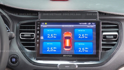 Màn hình DVD Android xe Hyundai Accent 2021 - nay | Bravigo Pro 2 